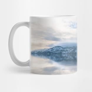 Winter Mountain Lake Reflections Mug